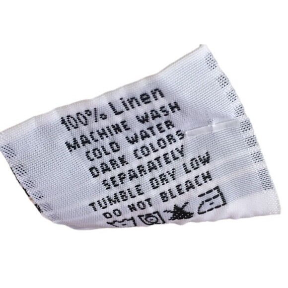 Click By Color Me Cotton Tan Size Medium Duster Women’s Tan 100% Linen Dress - Picture 5 of 7